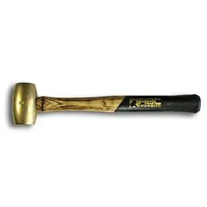 ABC Hammers ABC3BW 3 Lb. Brass Hammer With 15 In. Wood Handle