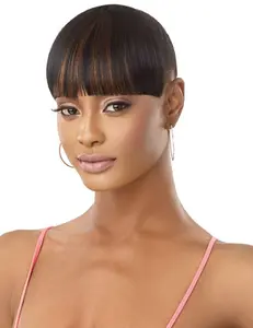 Outre Pretty Quick Bang Clip-On Classic Blunt Bang PQCBB