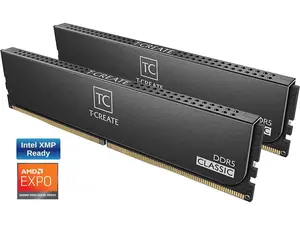 Team T-CREATE CLASSIC 64GB (2 x 32GB) DDR5 6000 (PC5 48000) Desktop Memory Model CTCCD564G6000HC48DC01