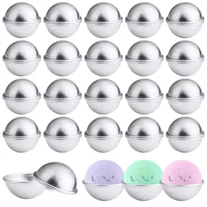 40PCS Bath Bomb Mold Kit, 20 Set Soap Mold & Bath Bombs Press for DIY Making Supplies