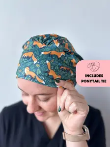 DuoStyle Scrub Hat - Friendly Fox
