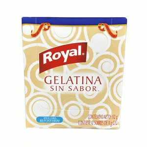 Gelatina Royal Sin Sabor 11g - Box of 12 Units | Unflavored Gelatin Powder