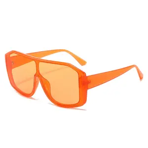 1pc Trendy Glasses | Retro Y2K Candy Jelly Color Versatile Shades – Must-Have for Beach/Outdoor/Travel