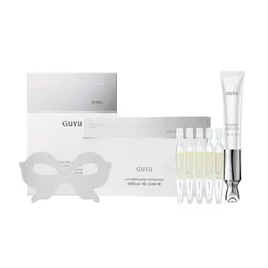 GUYU EXOSOME PDRN Lifting Firming Skincare Set - EXOSOME EMS Eye Cream & EXOSOME Eye Mask 5 pieces, NAD+, Caffeine, Smooth Finelines, Reduce Dark Circles, Boost Collagen, Skin Repair, Moisturizing,Hydration #summerwins #dealsforyoudays,summerwins