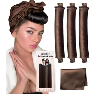 Buckle Heatless Curling Set - No Snag Heatless Hair Curler To Sleep In, Overnight Heat Free Curls, Anti-Slip Frizz-Free Soft Curls - For All Hair Types