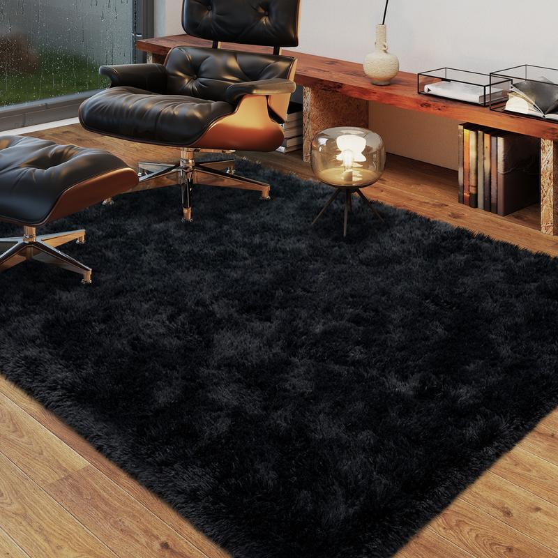 REZUTAN Super Soft Plush Shaggy Area Rug for Living Room Bedroom Nursery Kitchen and Bathroom Cozy Carpet with Free 4 Anti-Slip Stickers Back to School