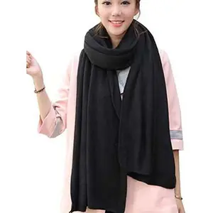 Womens Warm Winter Infinity Scarves Set Blanket Scarf Pure Color