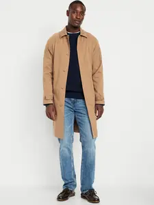 Old Navy Men's Relaxed Trench Coat