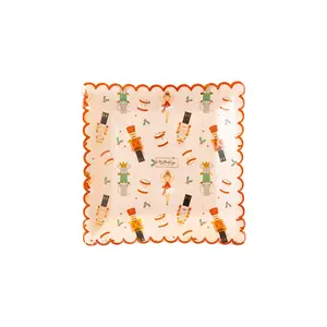 PRESALE CHRISTMAS SHIPPING MID OCTOBER - NUT942 - Nutcracker Sweet Scallop Plate