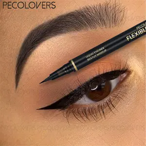 1pc 2-in-1 Active Wear Eyeliner Pair - Climate-Adaptive Sweat-Resistant Formula, Beachproof Eyeliner, 24H Transfer-Resistant Smudge-Proof Wear, Suitable for Gym Sessions & Special Occasion Makeup - Luxury Longwear Eyeliner Duo