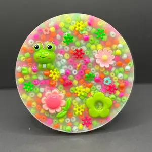 Frog Silicone Picky Fidget Toy - 3.5 x 3.5 Inch ADHD-Friendly Sensory Tool for Stress, Anxiety, and Nervous Energy Relief Relaxation Stick Solution