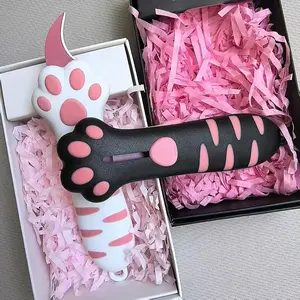 Cute Craft Knife, Safe Extendable Box Cutter, Mini Portable Letter Opener & Nut Clip Tool, Ideal Gift for Women Friends Family