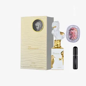 Lattafa Her Confession Eau de Parfum - Vanilla Floral Amber Musk Long Lasting Fragrance for Women 3.40 Ounce 100 ml with 5ML Refillable Bottle and Scented Card - Luxurious Lavish Arabian Fragrance