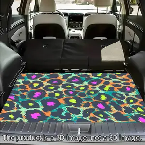Fashionable Leopard Print 1pc Fashionable Car Trunk Mat, Combining Practicality and Aesthetics, Keeps Trunk Dry and Clean, Adds Shine to Your Vehicle Interior, Car Trunk Protector, Car Interior Accessory
