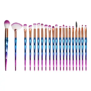 PRINCIPAL LINES Pack of 20pcs Cosmetic Eye Shadow Sponge Eyeliner Eyebrow Lip Nose Foundation Powder Makeup Brushes Sets