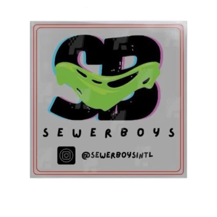 SewerBoys Car Sticker - Fun and Unique Personalized Design for Sewer Boys, Ideal for Adding a Touch of Personality to Your Car