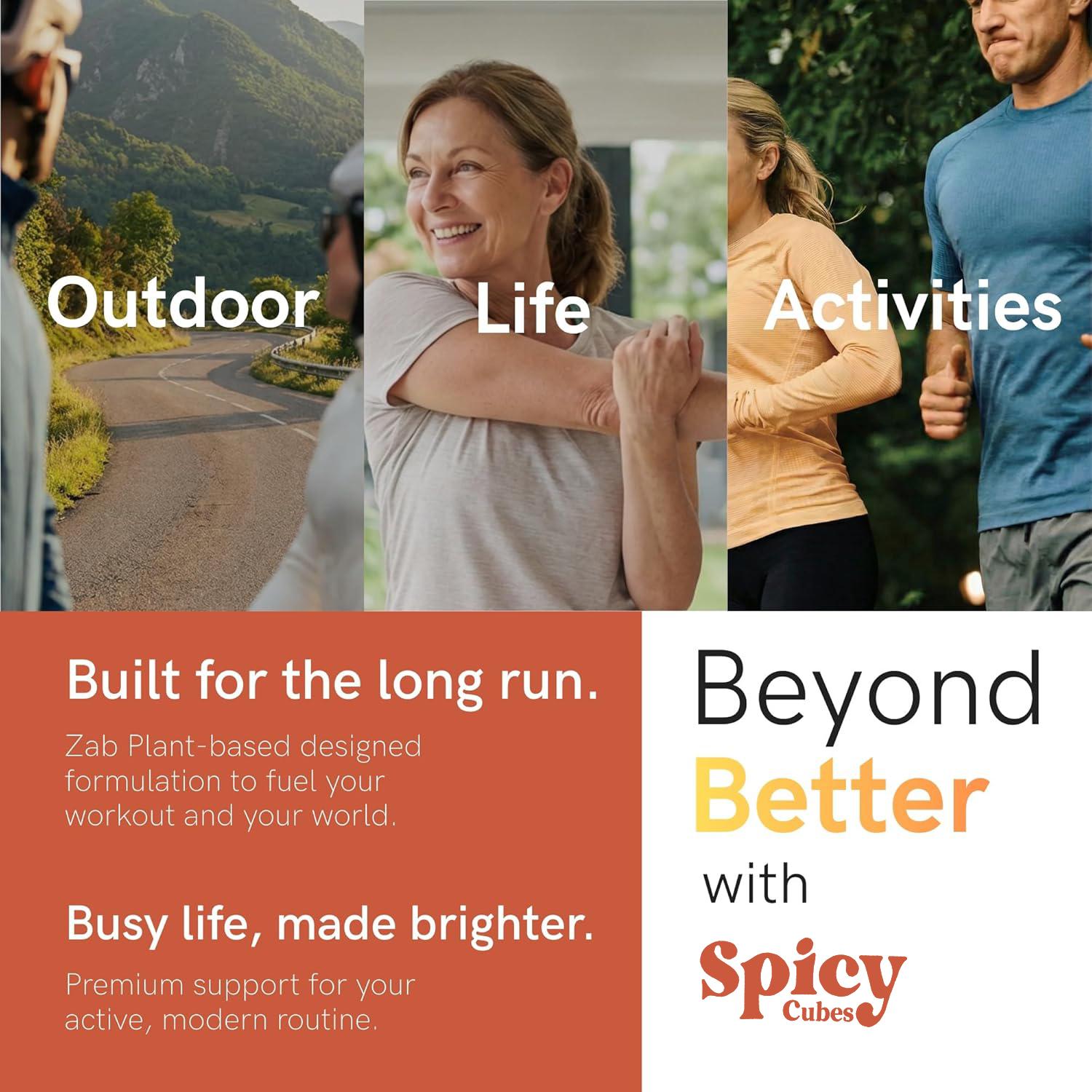 Spicy Cubes Dailies-60 Gummies-Spicy Cubes Gummies Maca Root Extract,L-Theanine,Caffeine & Ginger No Live Cultures -Dietary Supplement Spicy Cubes Dailies-60 Gummies-Spicy Cubes Gummies Maca Root Extract,L-Theanine,Caffeine & Ginger No Live Cultures -Dietary Supplement