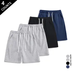 Pack of 4 ultra-soft, stretchy athletic shorts, suitable for all-day casual wear outdoorfun