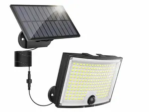 Outdoor Solar Lights, Remote-Controlled Solar Security Lights, Motion Sensor, 3 Modes, Waterproof Solar LED Lights, Ideal for Shed, Porch, Yard, Garage, Solar Spotlights for Outdoor Safety Lighting, Solar Motion Sensor Flood Lights