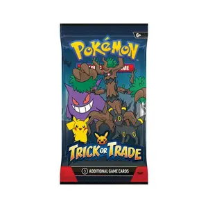 Trick Or Trade Booster Pack - 3 Halloween Themed Cards for Enhanced Trading Experience