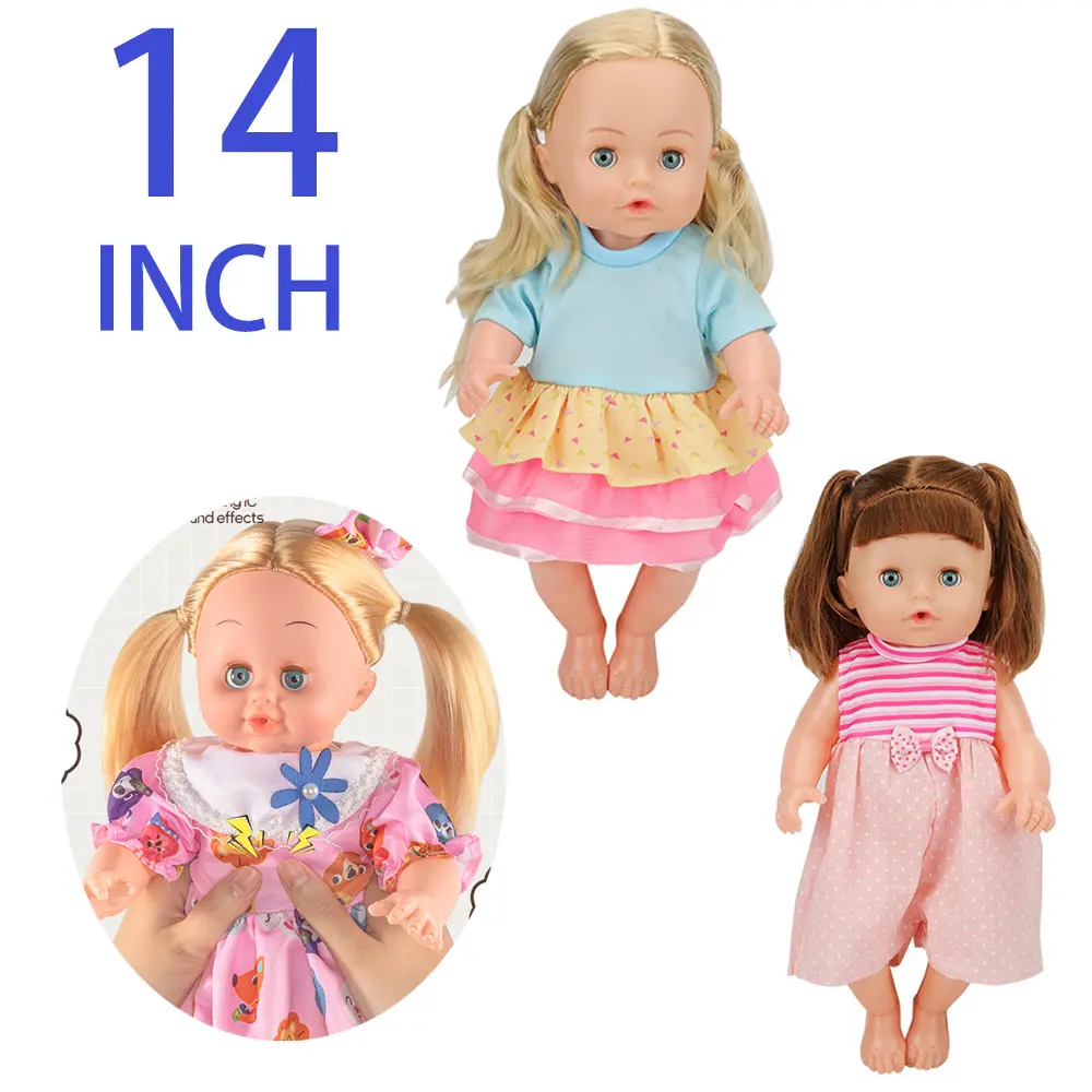 Realistic Baby Doll - Blink & Play Pretend Play Toy for Kids with Sound, Open-and-Close Eyes