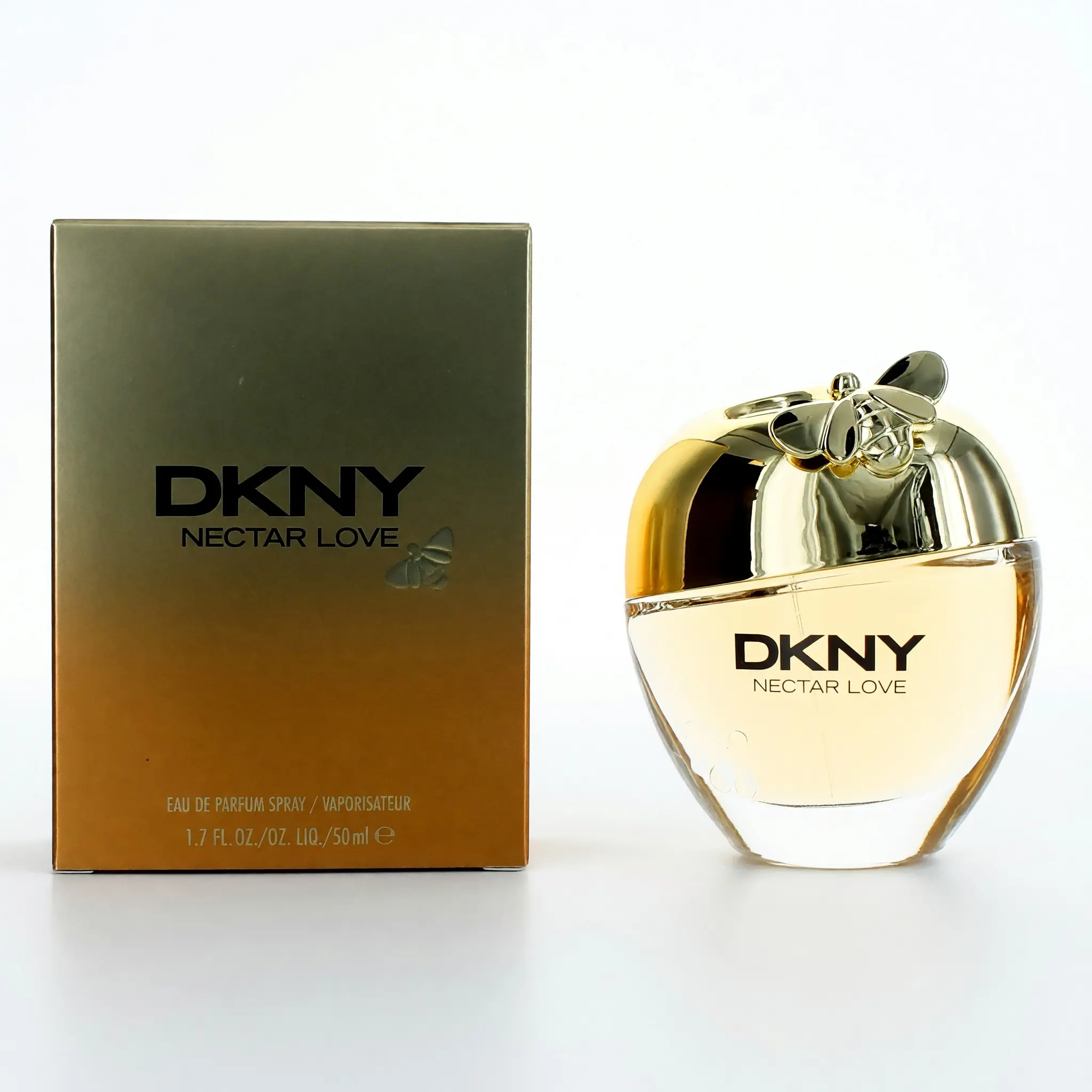 DKNY Nectar Love by Donna Karan, 1.7 oz EDP Spray for Women, Original, Vanilla Scents, Sweet Floral, Jasmine-Themed Women's Fragrance, Playful, Beeswax Base, Jasmine Women's Fragrance