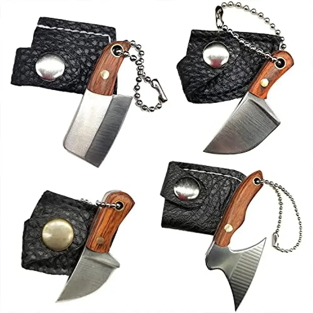 Pocket Knife Set, Including Knife & Knife Holder & Knife Blade & Knife Cover, EDC Knife Set for Outdoor Camping, Portable Multipurpose Knives Camping Tools, Survival Gear