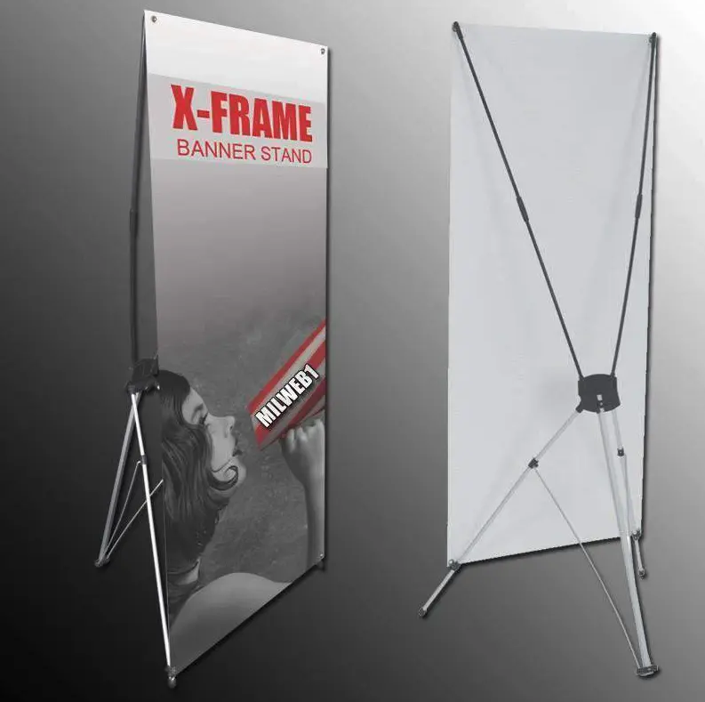 X Banner Stand with Banner