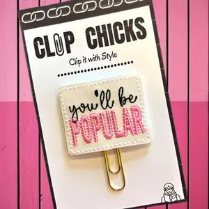 Popular Novelty Paper Clip, Fun Bookmark, Planner Clip, Journal Accessories, Paper Organizer, Gifts for Wicked Fans, Whimsical Gifts for Readers and Writers, Unique Gifts under $5.
