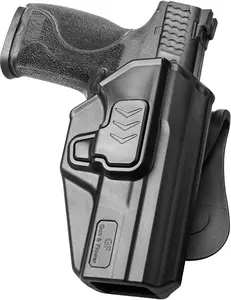 OWB Holster Fit Smith & Wesson SD9 VE & SD40 VE Pistol,Outside Waistband Carry Paddle Holster. Level II Retention with Index Finger Release, Right Hand Adjustable Cant