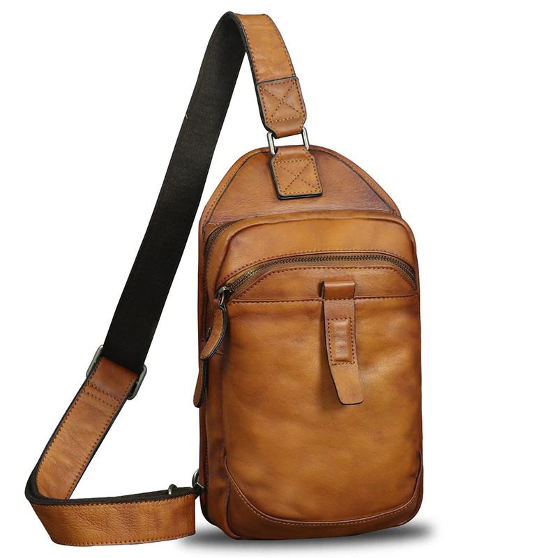 FEIGITOR Genuine Leather Backpack For Women - Retro Embossed Handmade Knapsack, Casual Daypack Purse - View #2