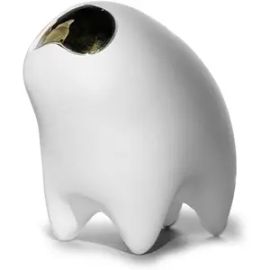 Mini Space Spirit Statue| Charming Astronaut-Inspired Figurine (3.06" x 2.09" x 3.07")| Perfect Desk, Living Room & Bedroom Decor| Ideal Gift for Space Lovers & Fantasy Enthusiasts(White B)