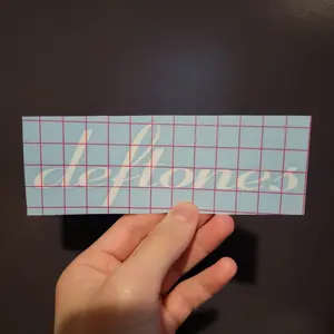 Deftones Logo Vinyl Decal For Laptops, Car Windows, Bumper Sticker