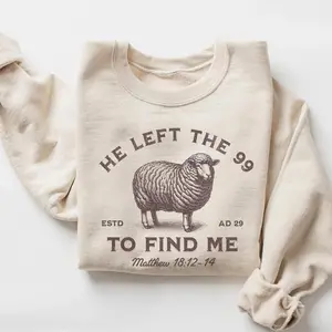 Up to 75% off | Jesus Leaves the 99 to Find Me Matthew Bible Verse Sweatshirt, The Lord Is My Shepherd Christian T‑Shirt, Christian Gifts, God Is Good Hoodie, Trendy Christian Bible Verse