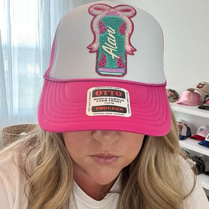 Energy Drink Trucker Hat with  "Alani" Graphic