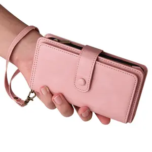 15 Card Slots Large Capacity Faux Leather Multi-functional Phone Case, Folded Edge Craft, Scratch & Wear Resistant, Full Reinforced Shockproof Protective Cover, Matte protective cover, Compatible with iPhone 11/12/13/14/15 PRO/PLUS/Pro Max