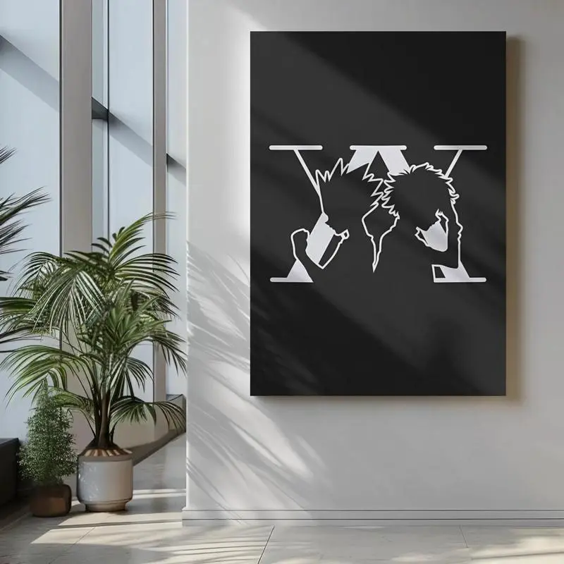 Hunter x Hunter Anime Poster - Hxh Gon Killua Poster - Hxh Poster - Hxh Anime Poster - Hunter x Hunter Wall Art - Hxh Print - Hisoka -LeorioNO Frameless