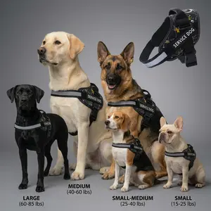 「PawPlanet」Service Dog Harness Reflective Padded Emotional Support Dog Vest with Handle for Medium Large Dogs, Space Pattern,Escape Proof Service Dog Harness, Ultra-Soft Breathable Padding with Night Reflective Strips, Heavy Duty Adjustable Vest for Dogs