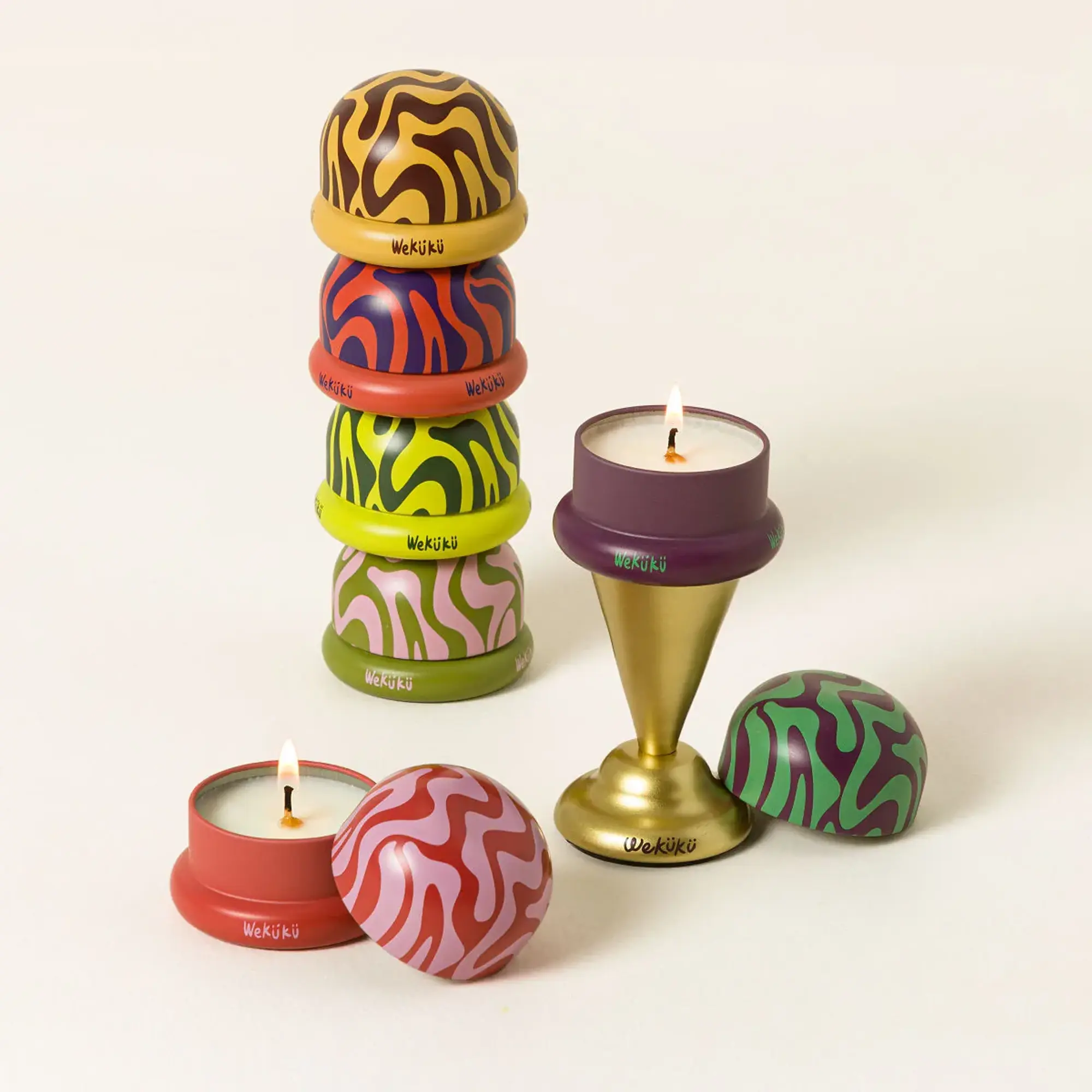 Sweet Scoops Candle Set by Intent - Fragrance Mint Aroma Home Decor Candle Set, Ideal for Gifting Sweet Scoops Candle Set by Intent - Fragrance Mint Aroma Home Decor Candle Set, Ideal for Gifting