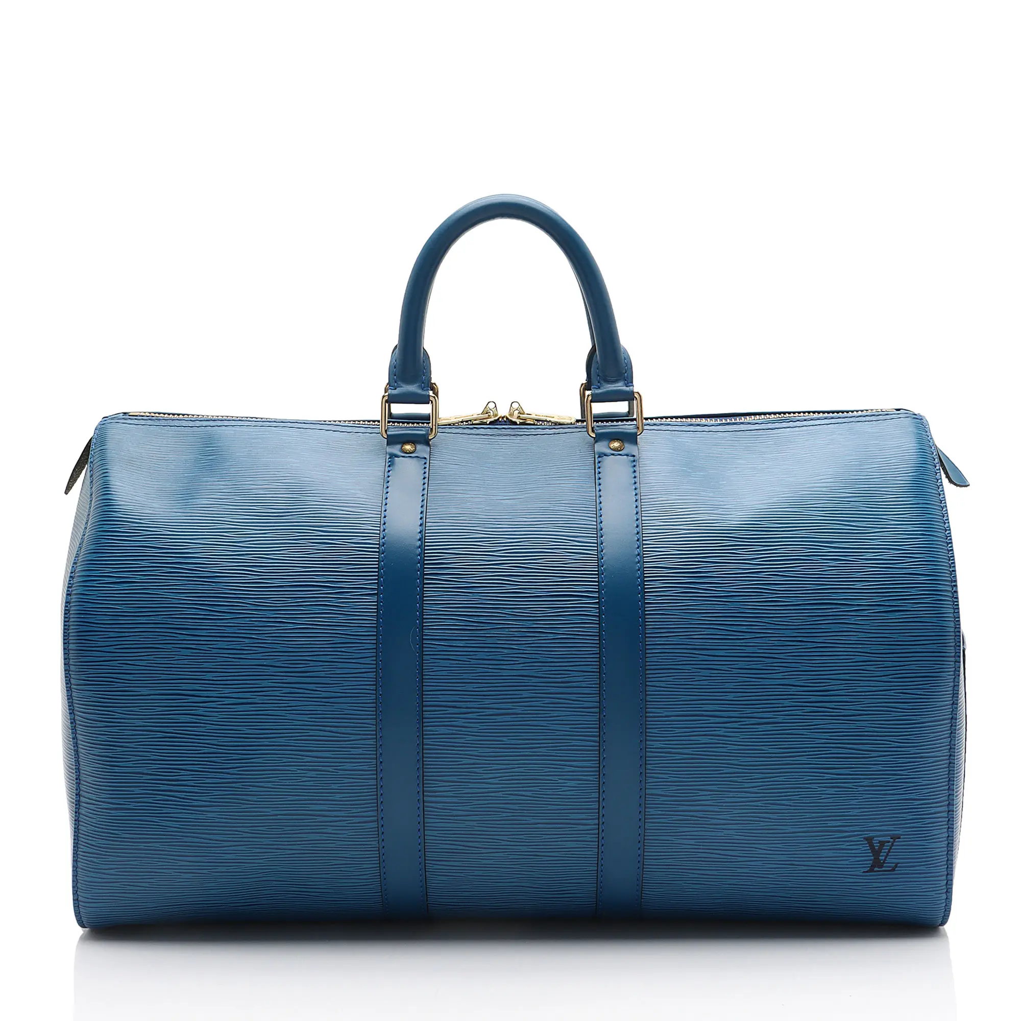 Pre-owned Louis Vuitton Leather Luggage Vintage Epi Keepall 45 Duffle