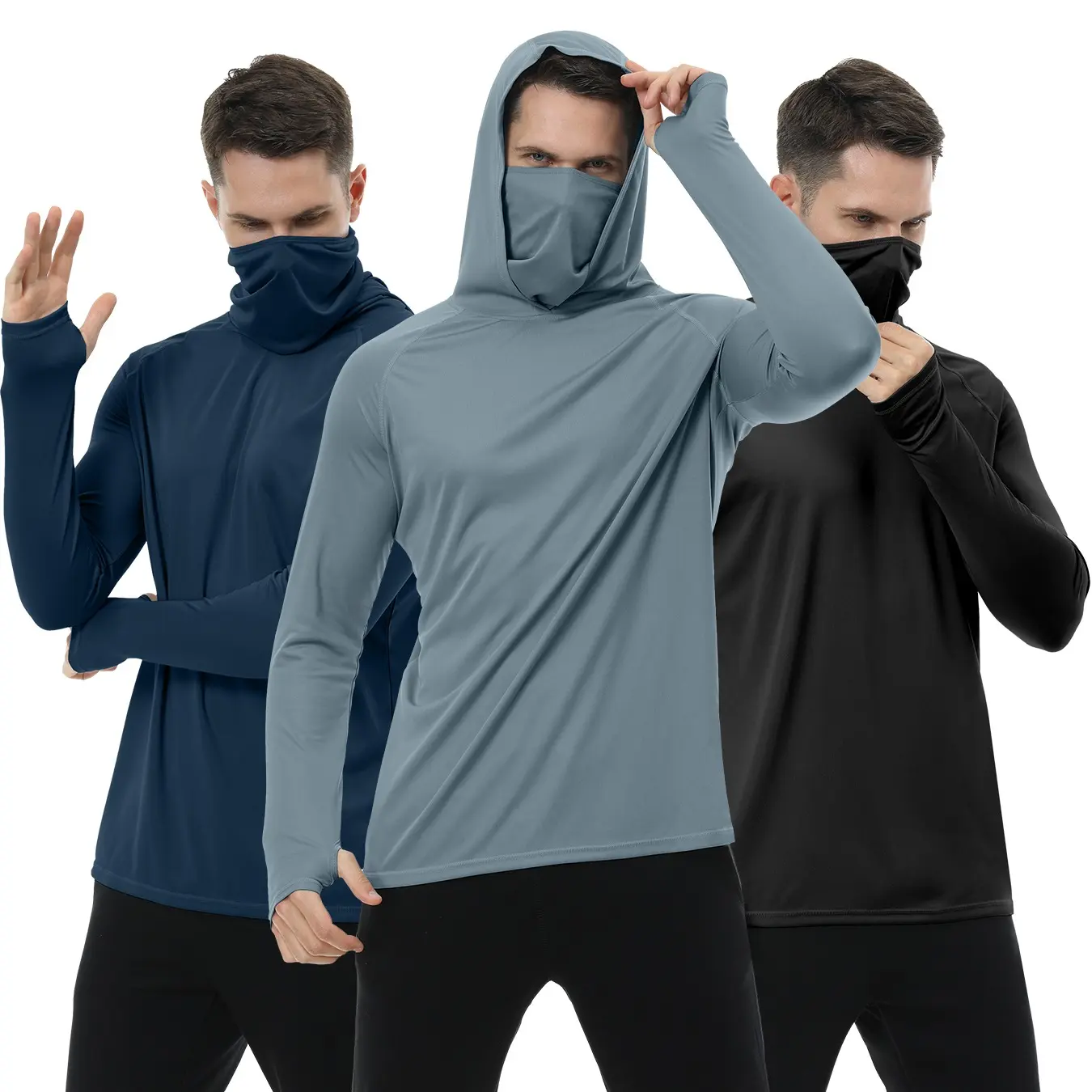 Blue + Gray + Black