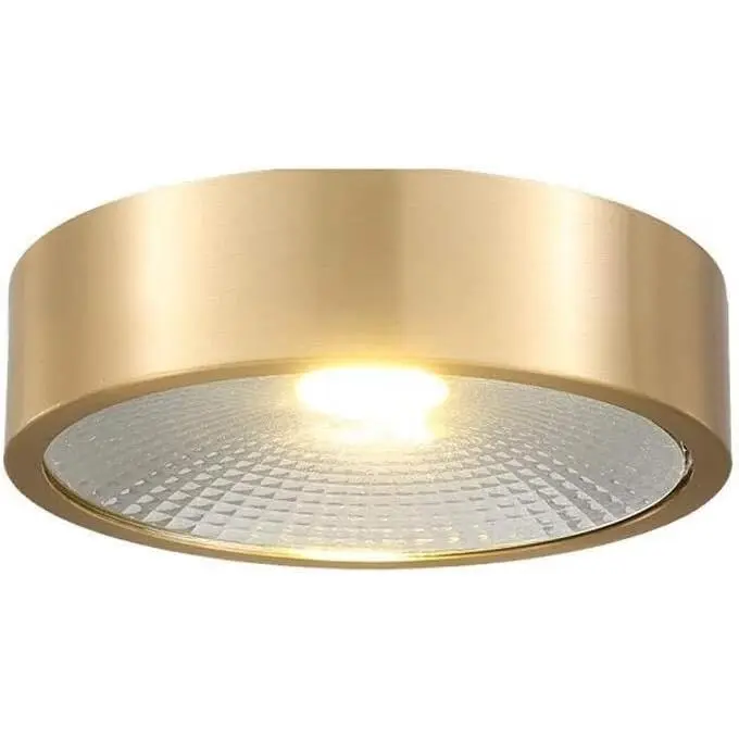 Outdoor Lights Nordic All-Copper Wall Mounted Downlight Nordic Living Room Wall Light Ultra-Thin Led Small Spotlight 3W 5W 7W 9W Aisle Balcony Ceiling Lamp Indoor Cloakroom Wall Light Strip(8