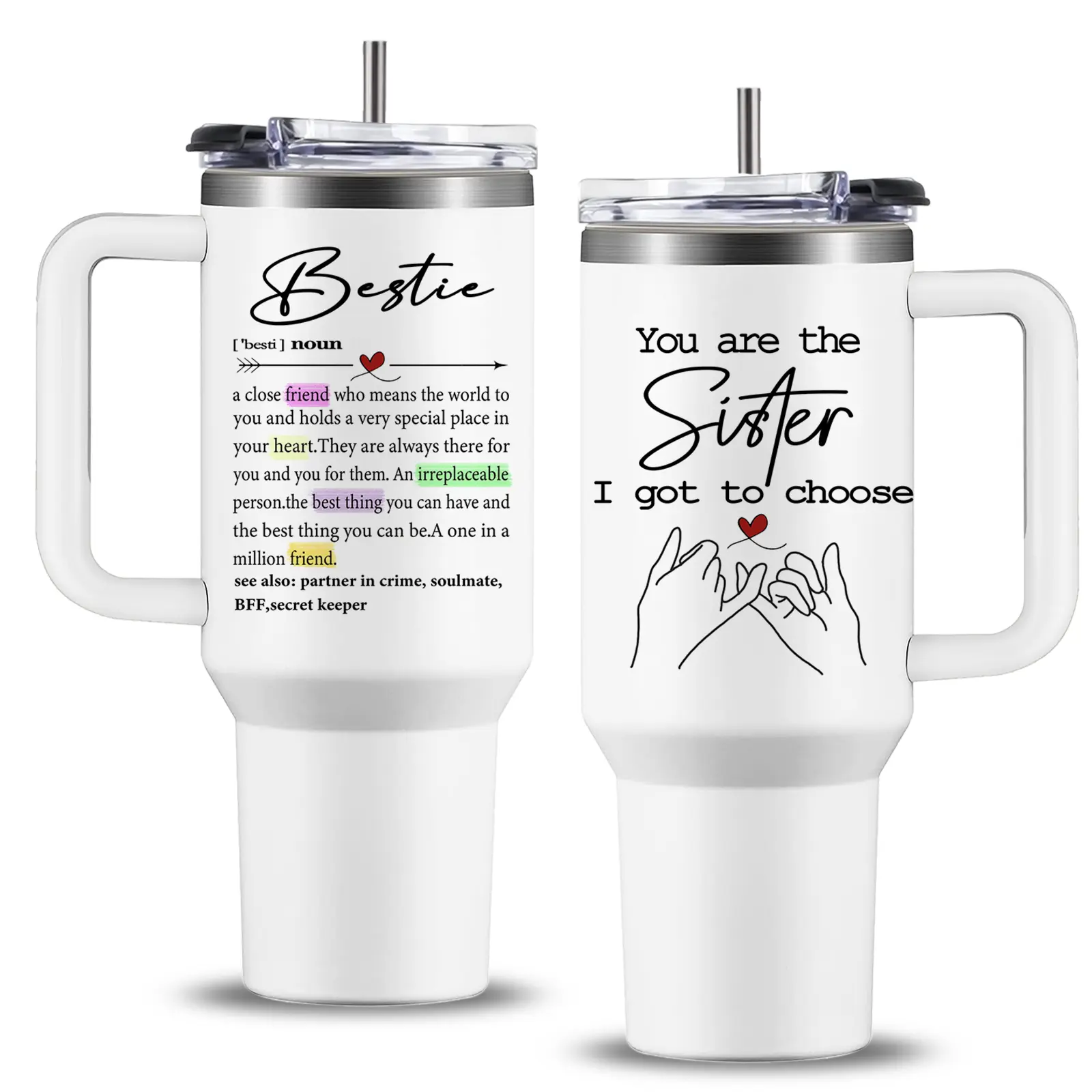 40oz Sturdy Stainless Steel Double Wall Thermal Vacuum Flask - Portable Insulated Tumbler with Full Wrap Lid, Modern Gifts for Women, Long Distance Best Friend Female Birthday Present Idea