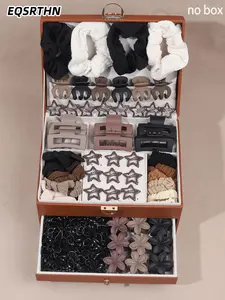 1062pcs set of brand new women's hair accessories, including seamless ponytail clips, various hairpins, hair loops and headbands, suitable for daily casual holiday parties