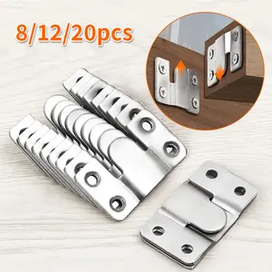8/12/20pcs hanging buckles, photo frame wall hanging buckles, photo wall nail hardware accessories, Adjustable Hooks Hanger, Wall Mounted Hook, used for hanging photos and exhibition paintings