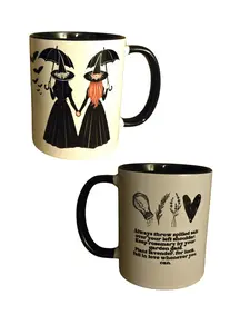 Who loves some practical magic, coffee mug with quote, Witchy mug for besties, BFF halloween gift, Feminist Witch Mug, Female Feminism, Girl Power Mug, Halloween Gift, Witchy Mug - hll11021 Gothic Witch Hat Coffee Mug
