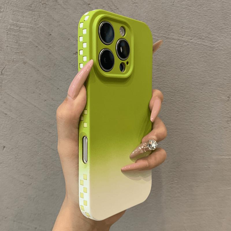 Luxury Liquid Silicone Gradient Color Phone Case For iPhone 13 14 15 16 ...