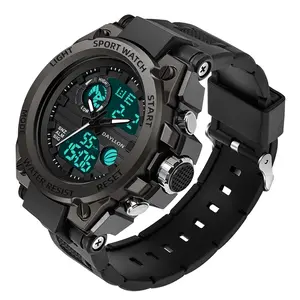 Mens Watch Military Sports Outdoor Waterproof Watches for Men Date Multi Function Tactics Alarm Stopwatch Analog Watches