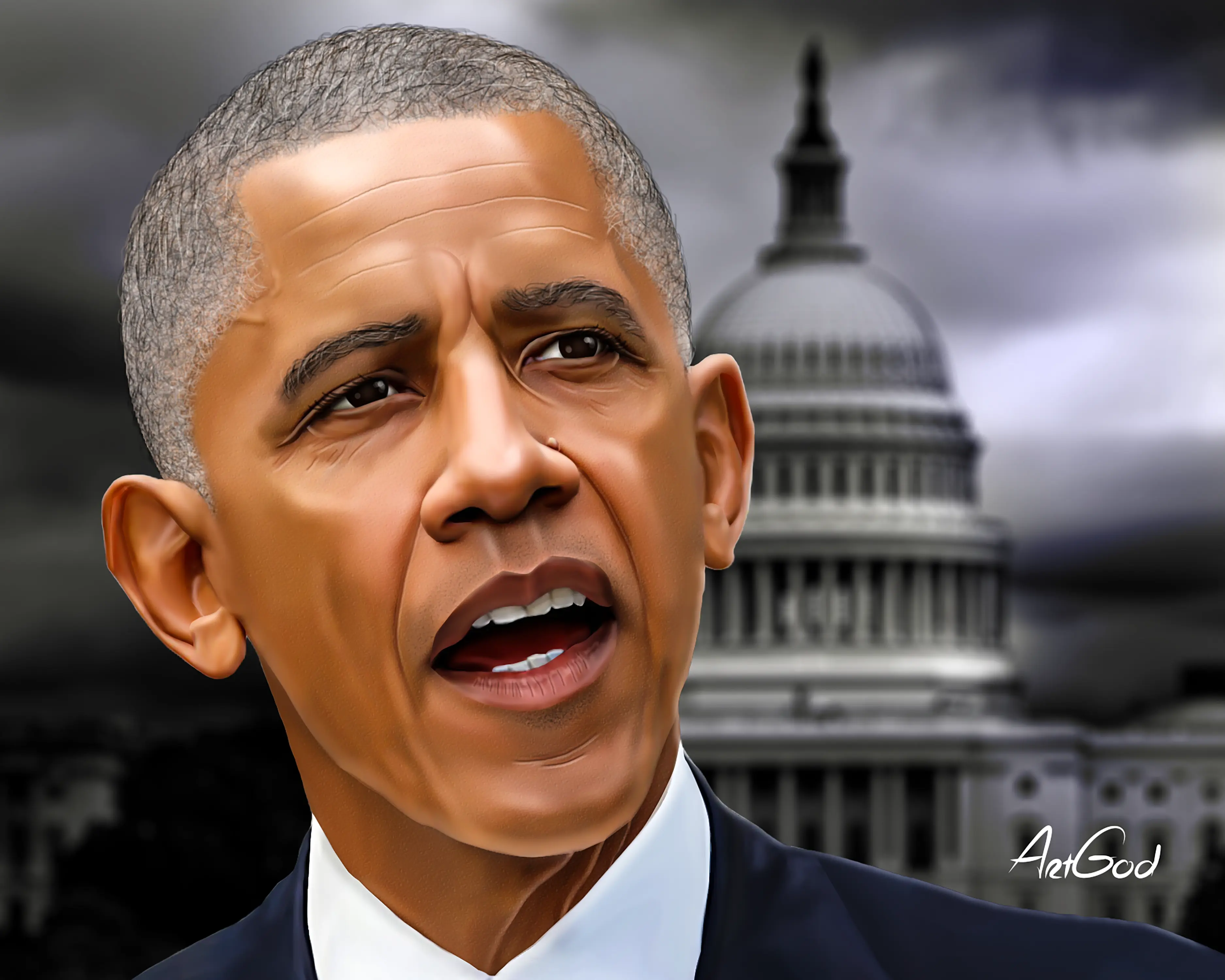 BARACK OBAMA Canvas