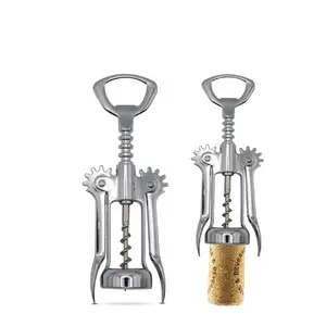Wine accessories wing corkscrew!  Lightweight wing corkscrew, lever arm, easy removal of cork - durable stainless steel construction for kitchens, pubs, restaurants, bars or homes